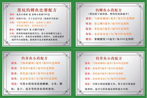 黑坑钓鱼饵料配制全攻略,从入门到精通的实战秘籍